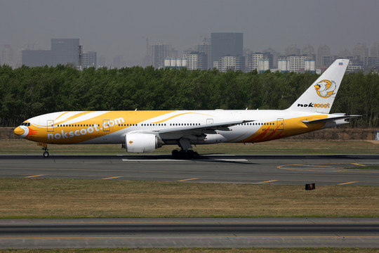 飛機起降 泰國酷鳥航空