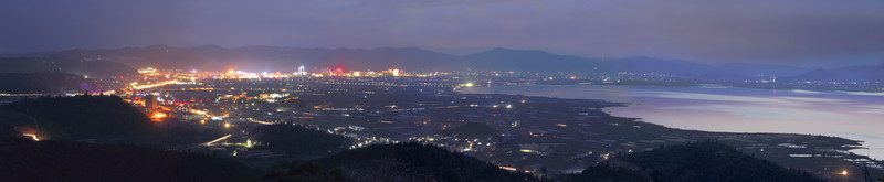 通海夜色全景
