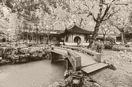 蘇州園林老照片