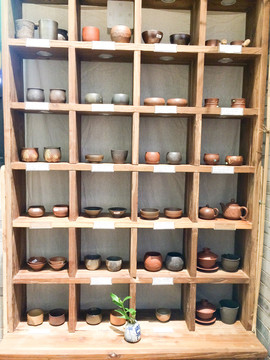 茶壺展示