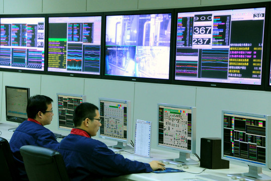 發(fā)電廠 機組 控制室