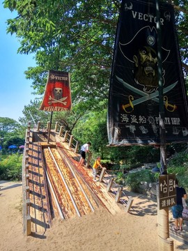 海盜船 木制船
