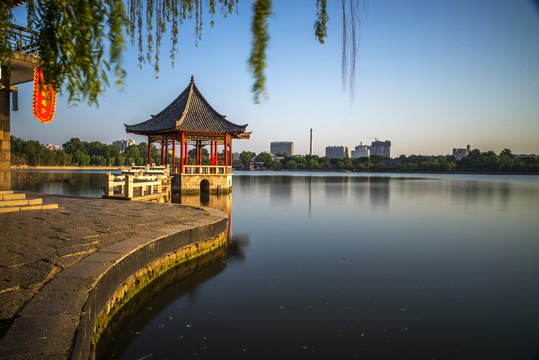 大明湖風光