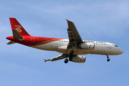 深圳航空 飛機降落
