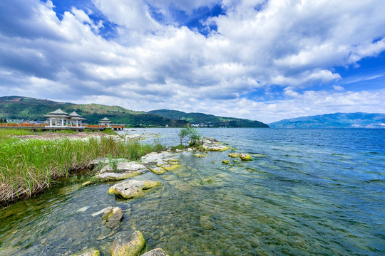 撫仙湖 湖畔