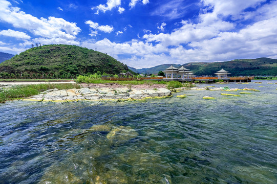 撫仙湖 湖畔