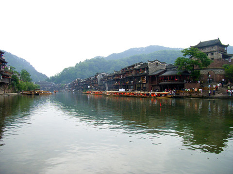 鳳凰古城 沱江風(fēng)光
