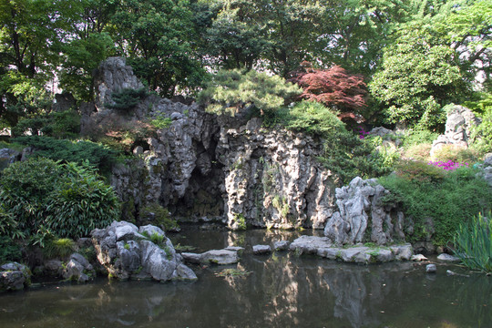南京瞻園 南假山