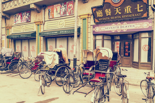老上海街景