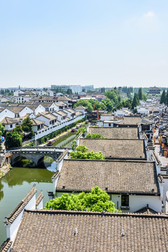 俯瞰三河古鎮(zhèn)