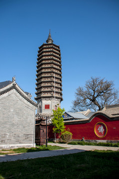 北京通州 佑勝教寺 燃燈塔