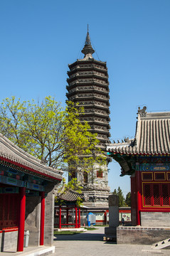 北京通州 佑勝教寺 燃燈塔