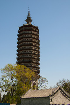北京通州 佑勝教寺 燃燈塔