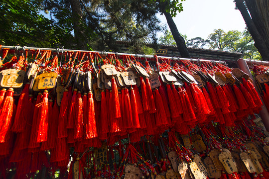 北京潭柘寺 毗盧閣 祈福