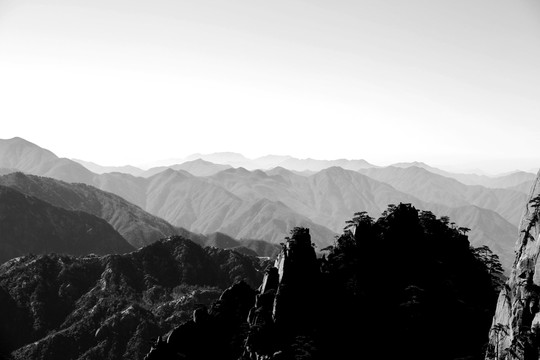 水墨黃山 高清