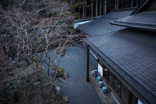 日本高野山蓮華定院宿坊庭院
