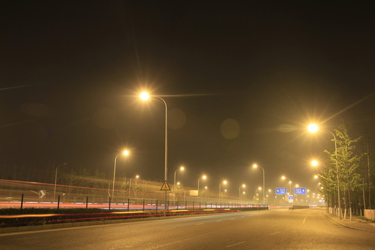 城市公路夜景