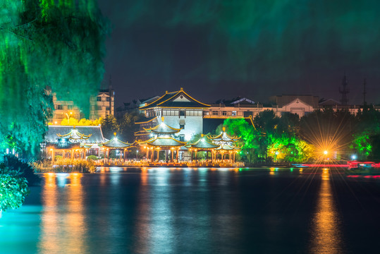 濠河夜景