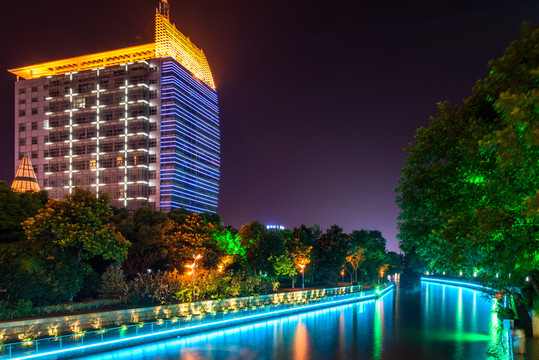 濠河夜景