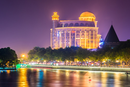 濠河夜景