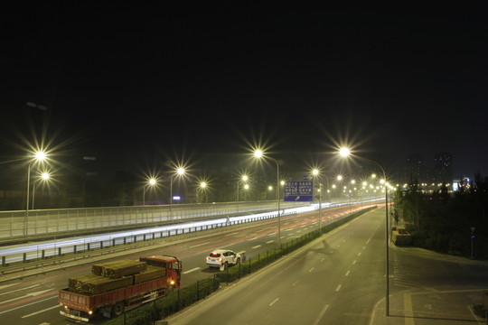 城市公路夜景