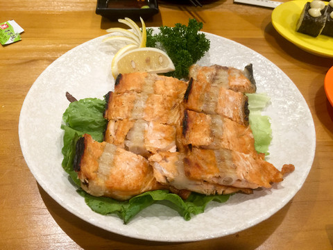 炸三文魚排