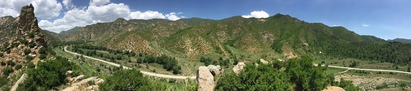 大青山全景圖