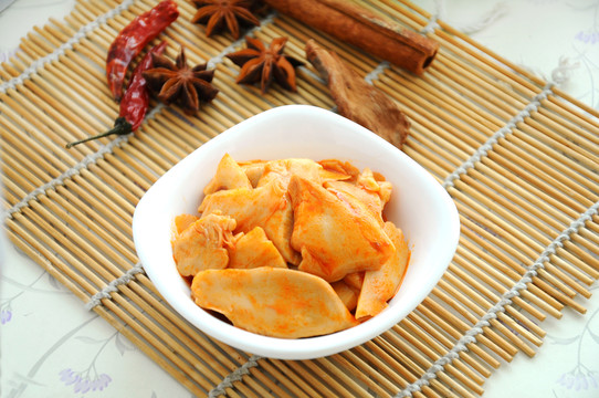 香辣紅油杏鮑菇下飯菜小菜