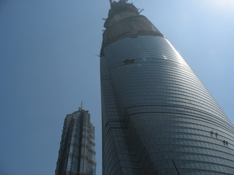 上海中心在建2013