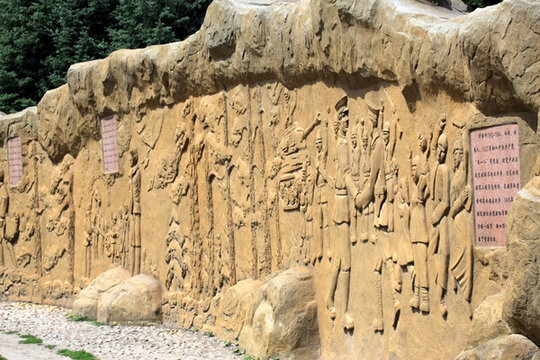 太陽島 雕塑 抗聯(lián)紀(jì)念園