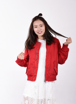 開(kāi)心的女孩