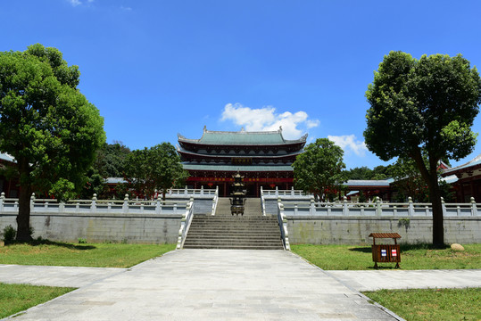 福建莆田南少林寺廟