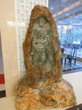 玉石彌勒佛