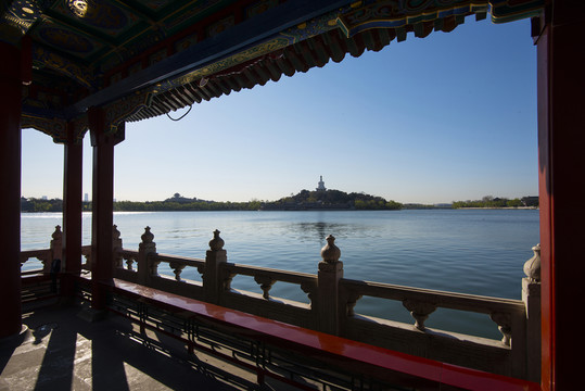 北京北海公園 五龍亭