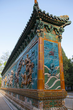北京北海公園 九龍壁