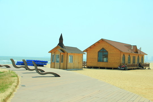 海灘木屋