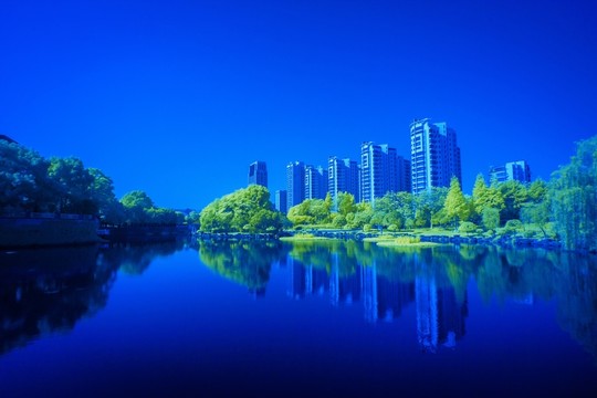 紅外姚城美景
