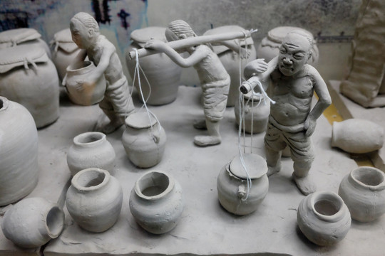 古代陶瓷生產(chǎn)場(chǎng)景