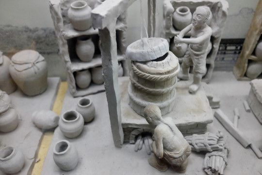 古代陶瓷生產(chǎn)場(chǎng)景