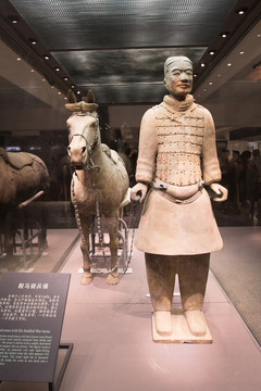 兵馬俑 雕像 陜西 考古 旅游