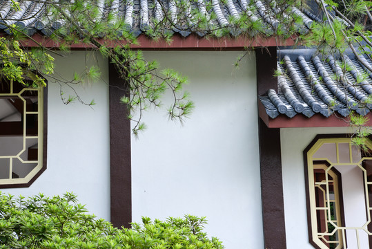 園林窗戶