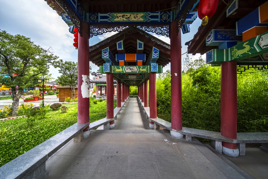 蒙陰劉洪文化園風(fēng)光