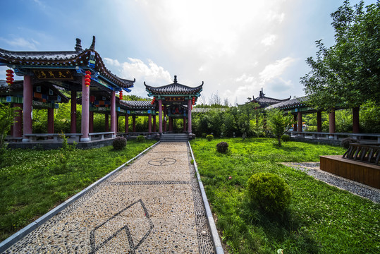 蒙陰劉洪文化園風(fēng)光