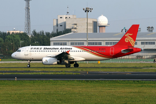 深圳航空 航班 飛機