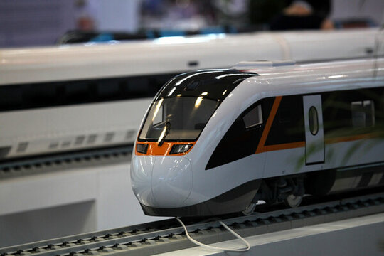 會(huì)展 展臺(tái) 地鐵 列車 模型