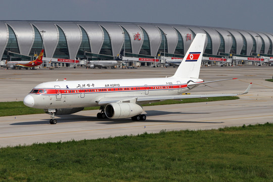 朝鮮高麗航空 飛機滑行