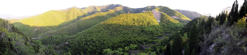遠(yuǎn)山近嶺嵩山風(fēng)景圖