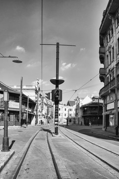 老上海南京路街景