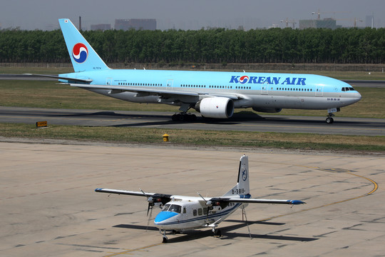 大韓航空 飛機(jī)滑行