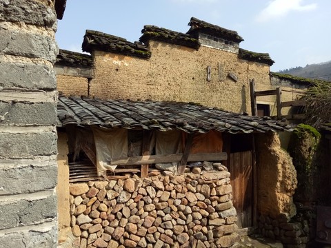 江南民居 土墻